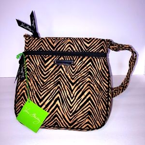 VERA BRADLEY Petite Double Zip Hipster Zebra item# 14497-713